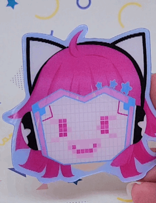 Game Boy cartridge keychains (assembled by hand, sticker design is original art)