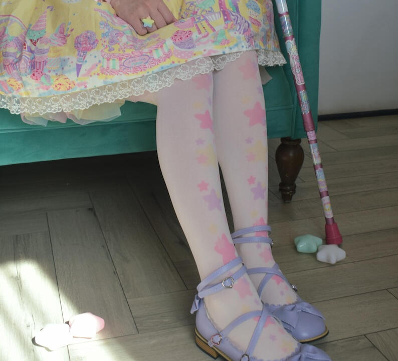 Overknee stockings and adjustable ring!